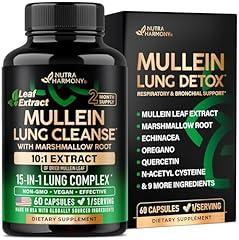 Mullein Leaf Extract Lung Support Supplement
