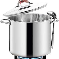 HOMICHEF Large 20 Quart Stock Pot
