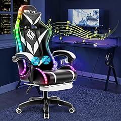 HOFFREE Ergonomic Gaming Chair with Bluetooth Speakers