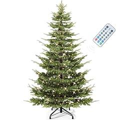 YITAHOME 6.5ft Pre-Lit Aspen Fir Tree