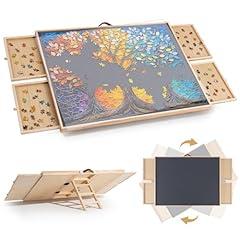 Teakmama 2-in-1 Puzzle Board with Drawers