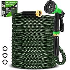 Advinski Garden Hose 50ft Flexible with Nozzle