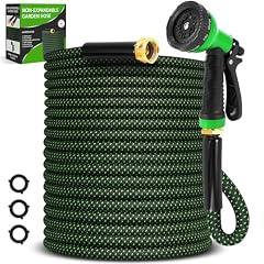 Advinski Garden Hose 50ft Flexible with Nozzle