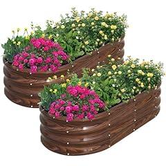 SnugNiture Galvanized Raised Garden Bed