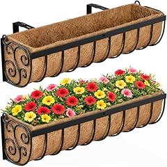 VOXOR Railing Planter Boxes, 24 Inch