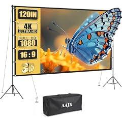 AAJK 120-inch Portable Projector Screen with Stand