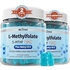 Nextdia Methylated B-Vitamin Gummies, 15mg L-MethylFolate