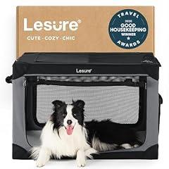 Lesure Soft Collapsible Dog Crate - 36 Inch