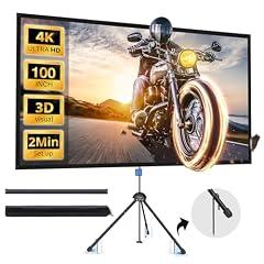 Paris RHÔNE 100-inch Projector Screen with Stand