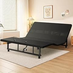 Miscoos King Size Adjustable Bed Frame