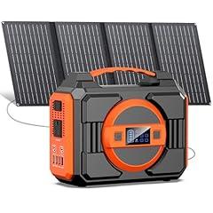 Apowking Solar Powered Generator 300W Portable Power Station
