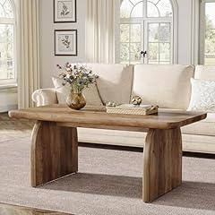 Tribesigns Rustic Brown Coffee Table