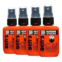 Ben's 100 Tick & Insect Repellent Spray 4 Pack