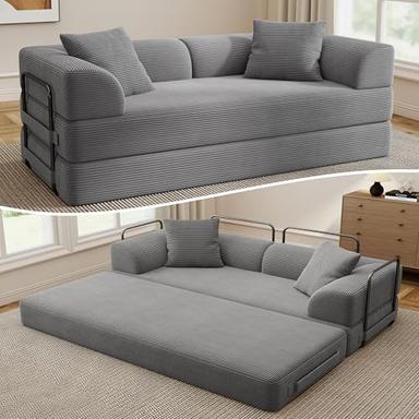 couch with bed