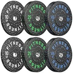 Papababe Olympic Bumper Plates Set