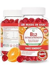 Lunakai Extra Strength B12 Gummies 3000mcg