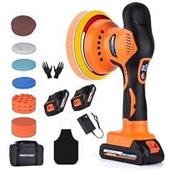 Protmex Cordless Car Buffer Polisher Kit