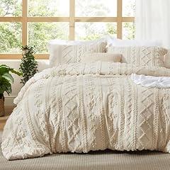 Bedsure Tufted Boho King Comforter Set