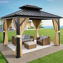 Acekool Outdoor Aluminum Gazebo 10x12 FT