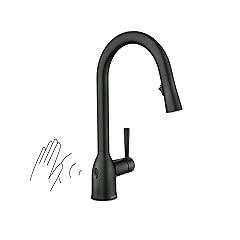 Moen Adler Matte Black Touchless Kitchen Faucet