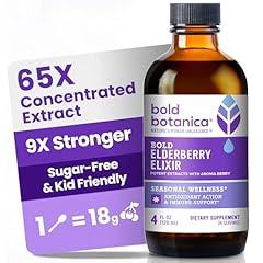 Bold Botanica Elderberry Elixir 65X Concentrate