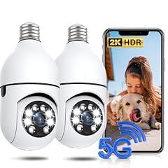 Gyliziex Light Bulb Security Camera 2K