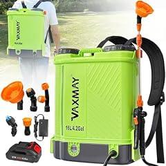 VAXMAY Battery Powered Backpack Sprayer 4 Gallon