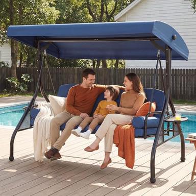 patio swings with canopy