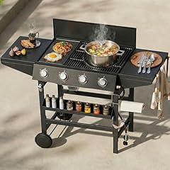 Sophia & William 4-Burner Propane Gas Grill Combo
