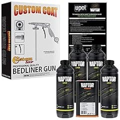 Custom Shop U-Pol Raptor Black Truck Bed Liner Kit