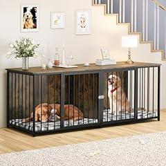 YITAHOME Double Dog Crate Furniture