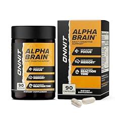 ONNIT Alpha Brain Nootropic Supplement, 90 Count