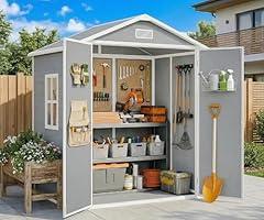 Gizoon Outdoor Resin Garden Shed