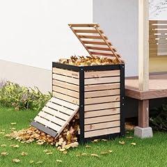 SOCOME 130 Gallon Wood Composter