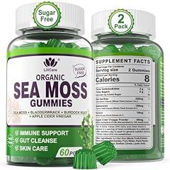 Sea Moss Gummies with Bladderwrack & Burdock Root