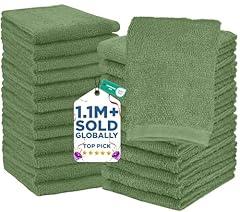 Dan River 24 Pack Cotton Washcloths