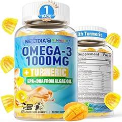 Nextdia Vegan Omega-3 Gummies with Turmeric