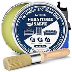 LANBEIDE Leather & Wood Furniture Salve Kit