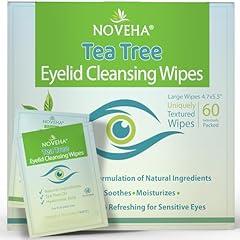 Noveha Tea Tree Oil Eyelid and Lash Wipes