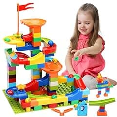 COUOMOXA Marble Run Building Blocks Set