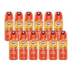 OFF! Active Insect Repellent, Sweat Resistant, 6 oz, Pack of 12