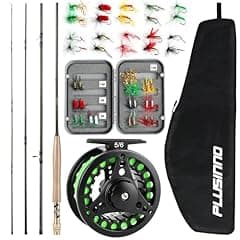 PLUSINNO Fly Fishing Rod and Reel Combo