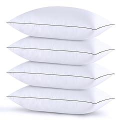 HUXMEYSON Luxury Hotel Bed Pillows Queen Set