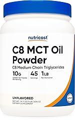 Nutricost C8 MCT Oil Powder 1LB