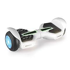SIMATE 6.5" Scooter with Bluetooth Speaker and LED Light