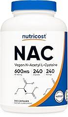 Nutricost N-Acetyl L-Cysteine 600mg, 240 Vegetarian