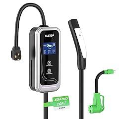 Mustop Portable EV Charger for Tesla, 40A NACS