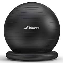 Trideer Exercise Ball Chair with Base and Pump