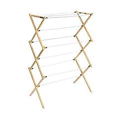 Household Essentials Wooden X-Frame Drying Rack