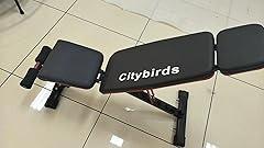 CityBirds Adjustable Foldable Weight Bench